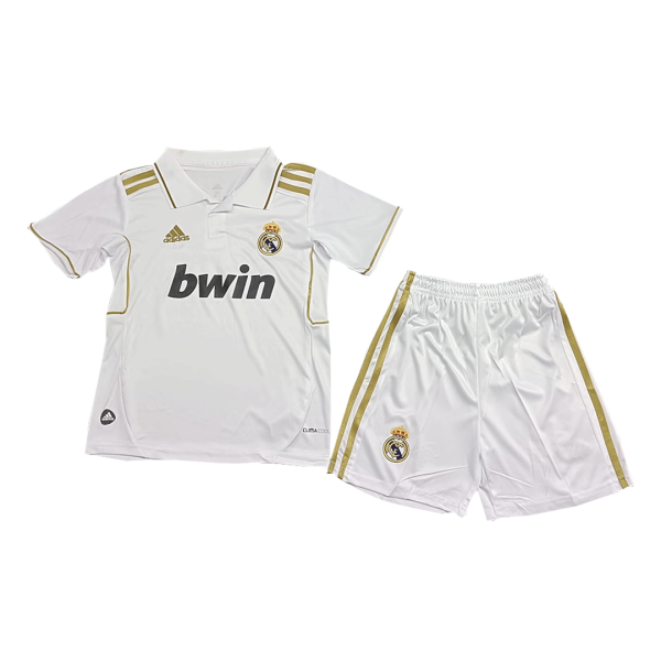 Real Madrid Home Kids Soccer Jerseys Kit 2011/12