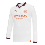 Manchester City Away Long Sleeve Soccer Jersey 2023/24