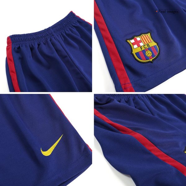 Barcelona Home Kids Soccer Jerseys Kit 2014/15