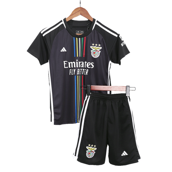 Benfica Away Kids Soccer Jerseys Kit 2023/24