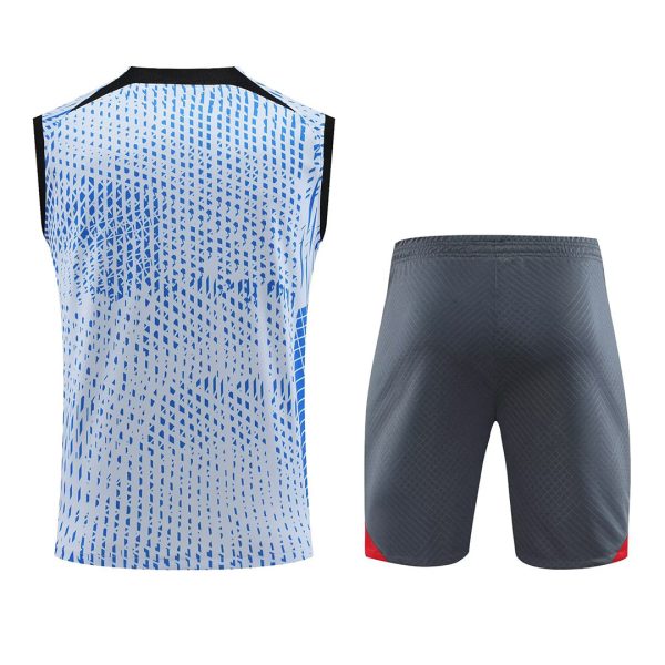 Liverpool Jerseys Sleeveless Training Kit 2023/24 Blue