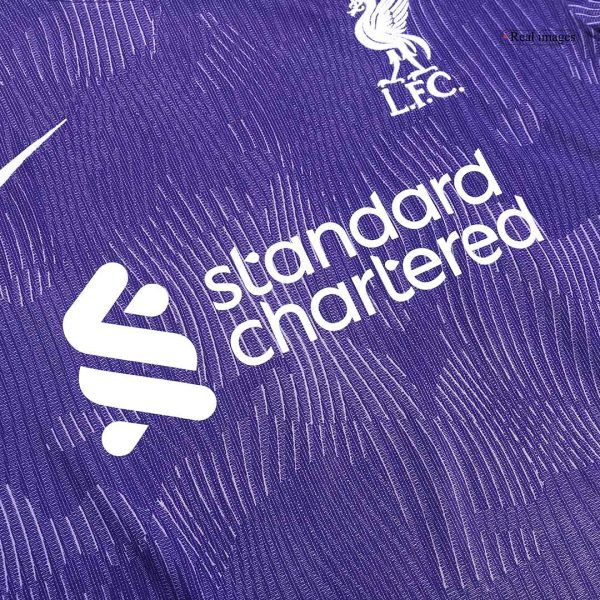 Liverpool Third Away Long Sleeve Soccer Jersey 2023/24