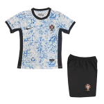 Portugal Away Kids Soccer Jerseys Kit 2024