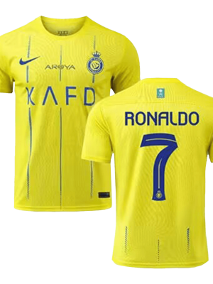 RONALDO #7 Al Nassr Home Authentic Soccer Jersey 2023/24