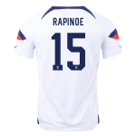 RAPINOE #15 USA Home Jersey World Cup 2022