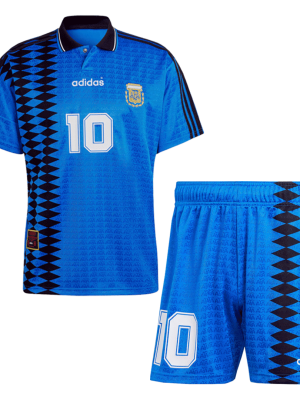 Vintage #10 Argentina Away Jerseys Kit 1994