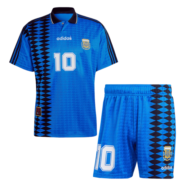 Vintage #10 Argentina Away Jerseys Kit 1994