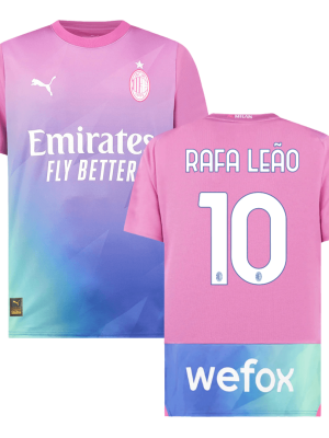 RAFA LE?O #10 AC Milan Third Away Soccer Jersey 2023/24