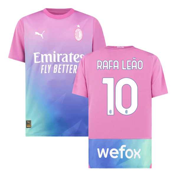 RAFA LE?O #10 AC Milan Third Away Soccer Jersey 2023/24