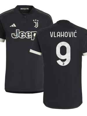 VLAHOVI? #9 Juventus Third Away Soccer Jersey 2023/24