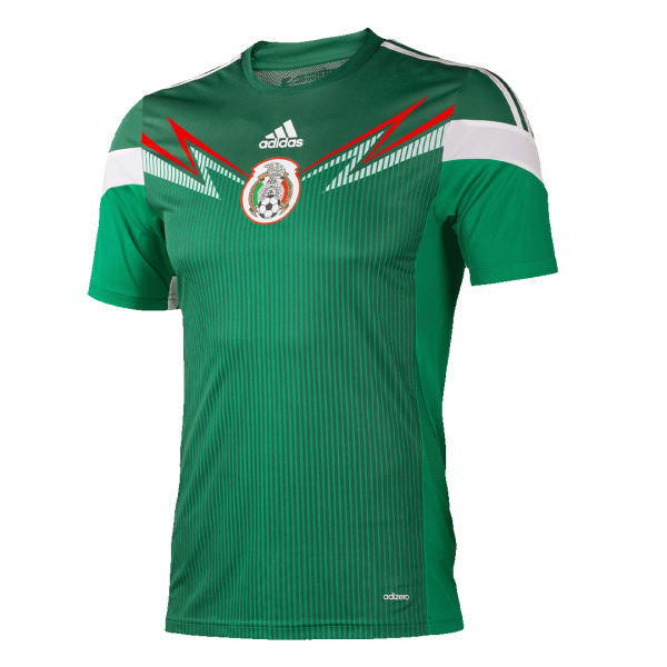 Vintage Soccer Jersey Mexico Home 2014