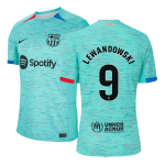 LEWANDOWSKI #9 Barcelona Third Away Soccer Jersey 2023/24