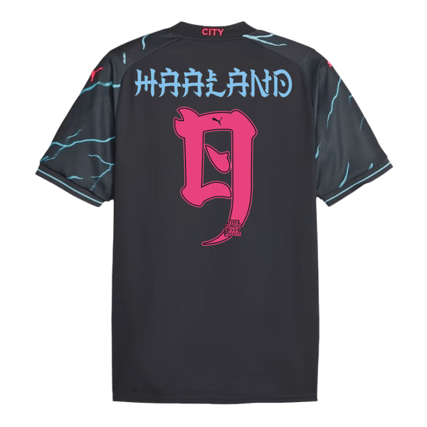 HAALAND #9 Manchester City Japanese Tour Printing Third Away Jersey 2023/24