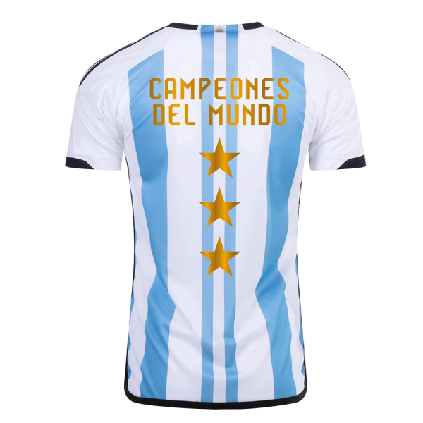 Champions Argentina 3 Stars Home Jersey 2022