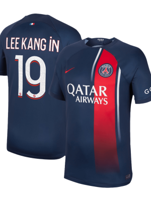 LEE KANG IN #19 PSG Home Jersey 2023/24