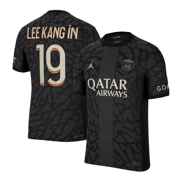 LEE KANG iN #19 PSG Third Away Soccer Jersey 2023/24