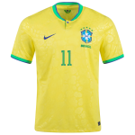 P.Coutinho #11 Brazil Home Jersey World Cup 2022