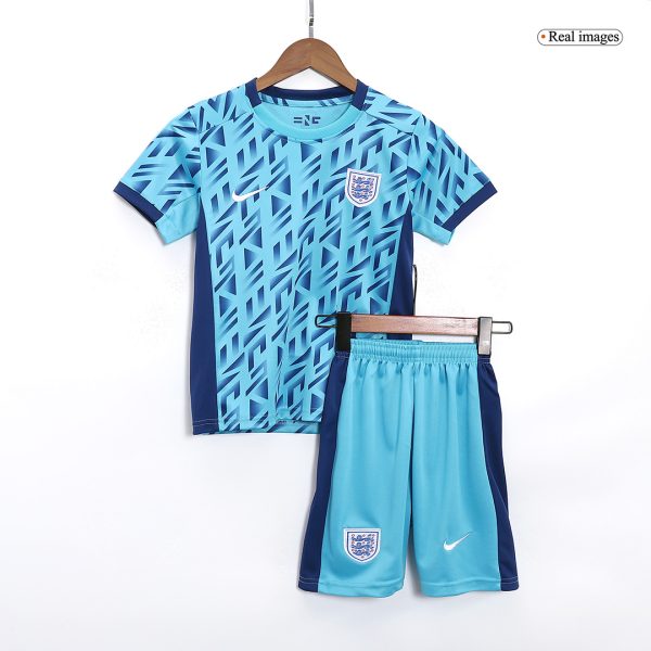 England Away Women's World Cup Kids Jerseys Kit 2023