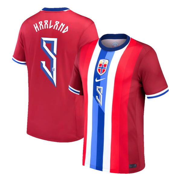 HAALAND #9 Norway Home Soccer Jersey 2024