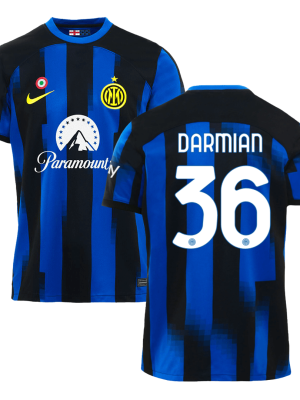 DARMIAN #36 Inter Milan Home Soccer Jersey 2023/24