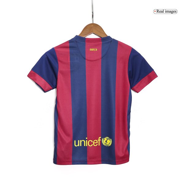 Barcelona Home Kids Soccer Jerseys Kit 2014/15