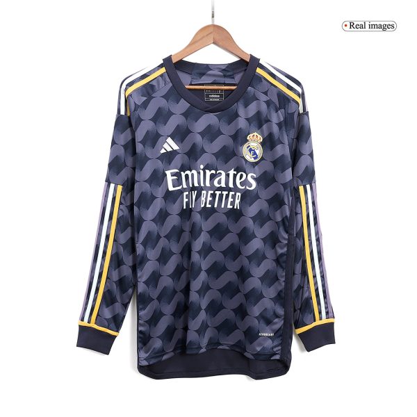 Real Madrid Away Long Sleeve Soccer Jersey 2023/24