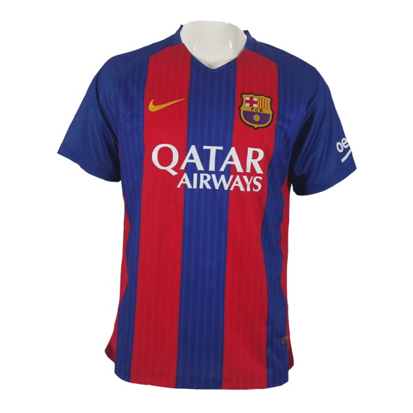 Vintage Soccer Jersey Barcelona Home 2016/17