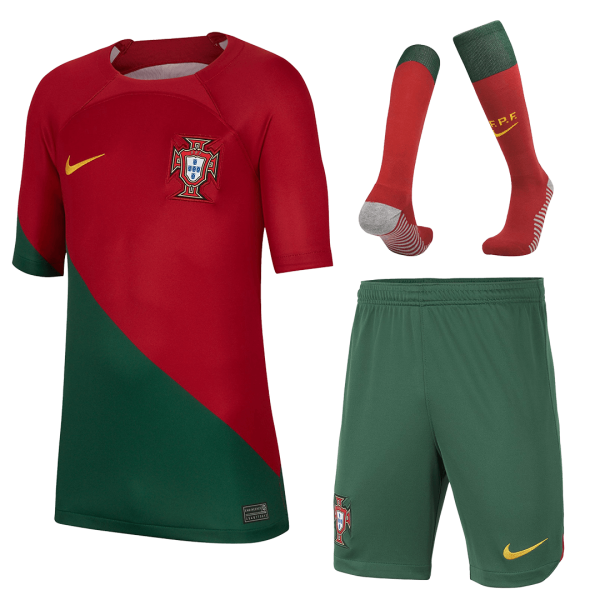 Portugal Home Kids Jerseys Full Kit 2022/23