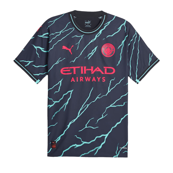 Manchester City Third Away Authentic Soccer Jersey 2023/24