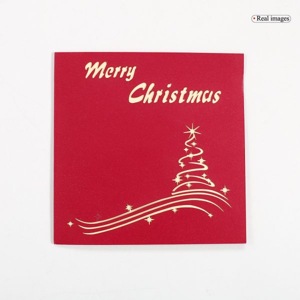 3D Pop Up Christmas Greeting Card (Christmas Tree)