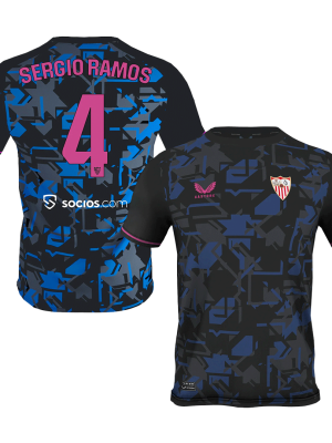 SERGIO RAMOS #4 Sevilla Third Away Soccer Jersey 2023/24