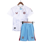 Aston Villa Away Kids Soccer Jerseys Kit 2023/24