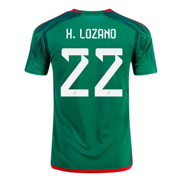 H.LOZANO #22 Mexico Home Jersey World Cup 2022