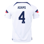 ADAMS #4 USA Home Jersey World Cup 2022