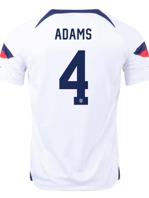 ADAMS #4 USA Home Jersey World Cup 2022