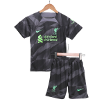 Liverpool Goalkeeper Kids Soccer Jerseys Kit 2023/24