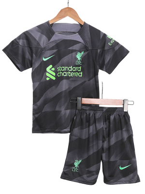 Liverpool Goalkeeper Kids Soccer Jerseys Kit 2023/24