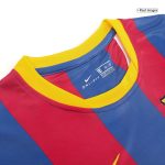 Vintage Barcelona Home Kids Soccer Jerseys Kit 2010/11