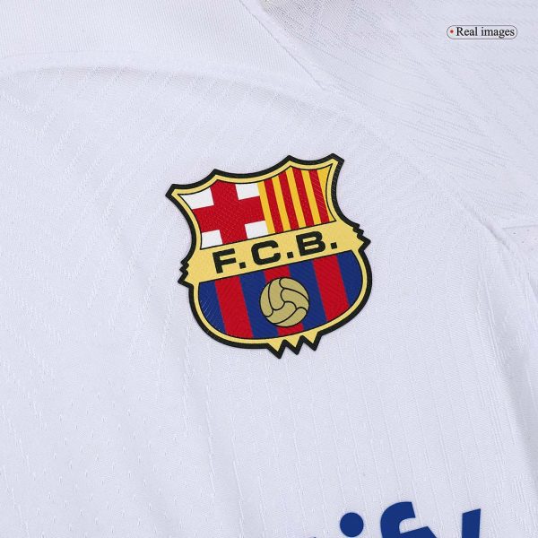 F. DE JONG #21 Barcelona Away Authentic Soccer Jersey 2023/24