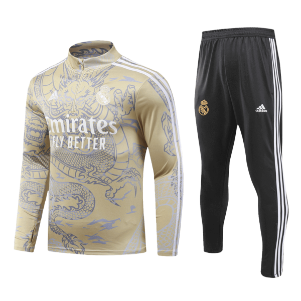 Real Madrid 1/4 Zip Tracksuit 2023/24 Yellow