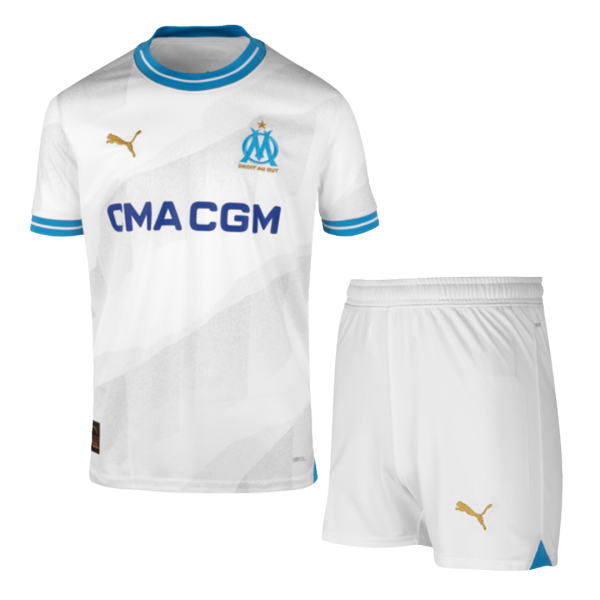 Marseille Home Kids Jerseys Kit 2023/24