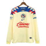 Club America Home Long Sleeve Soccer Jersey 2023/24