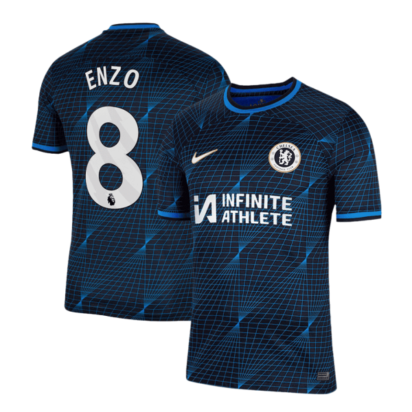 ENZO #8 Chelsea Away Soccer Jersey 2023/24