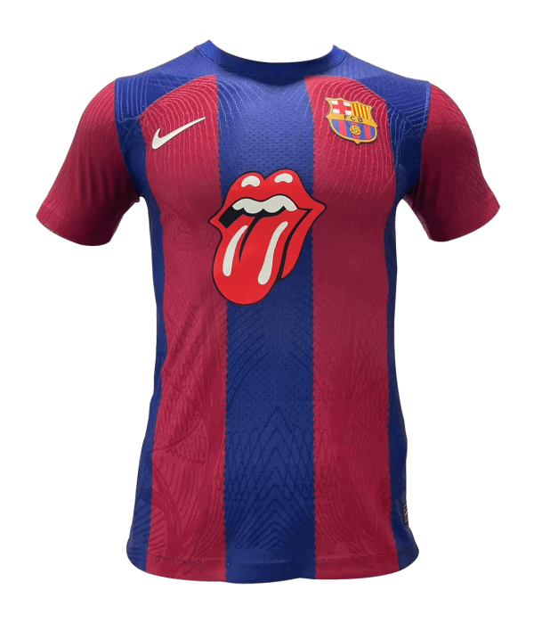 Barcelona x Rolling Stones Authentic Soccer Jersey 2023/24