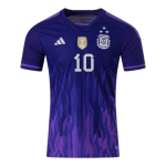 New Messi #10 Argentina Away World Cup 2022 Champion Authentic Jersey