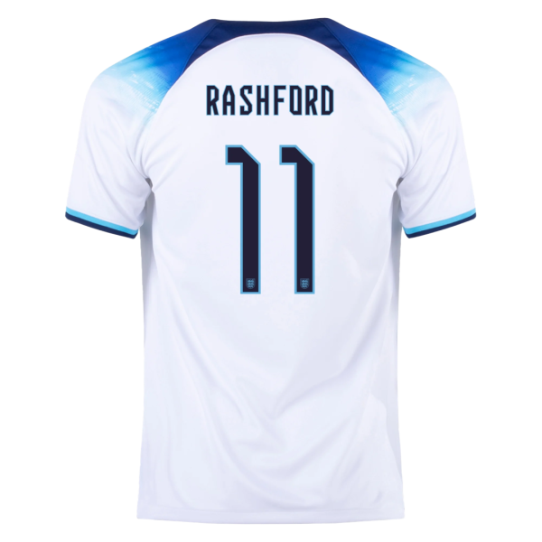 RASHFORD #11 England Home Jersey World Cup 2022