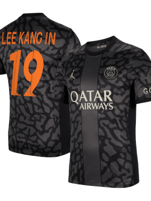 LEE KANG IN #19 PSG Third Away Soccer Jersey 2023/24 - UCL