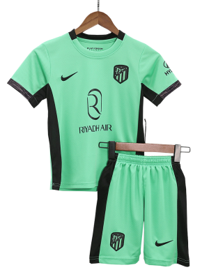 Atletico Madrid Third Away Kids Soccer Jerseys Kit 2023/24