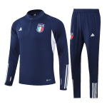 Italy 1/4 Zip Tracksuit 2023/24 Kids Navy