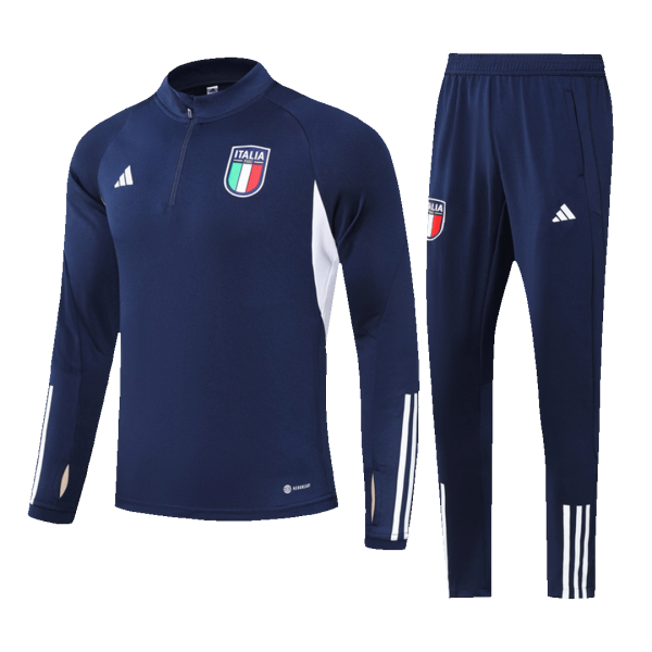 Italy 1/4 Zip Tracksuit 2023/24 Kids Navy